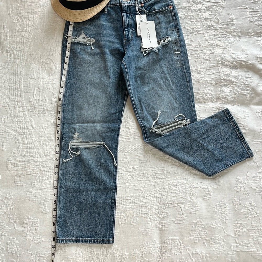 Lucky Brand Zoe High Rise Straight Jean